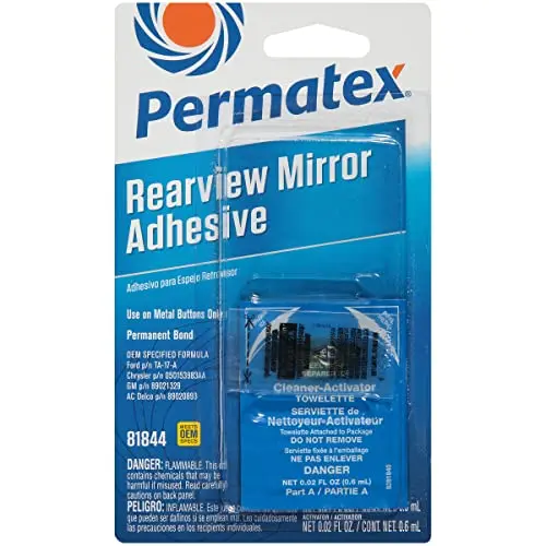 Permatex 81844 rear view mirror adhesive with primer