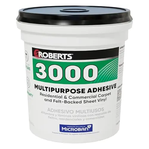 Roberts 1 gallon vinyl flooring adhesive container