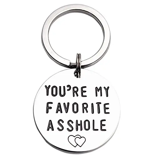 LPARKIN You're My Favorite Asshole keychain product image
