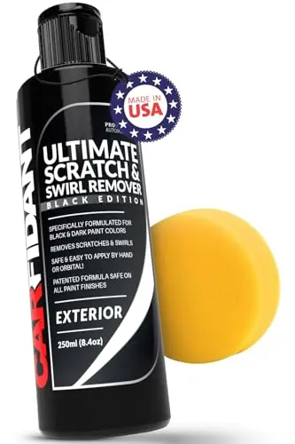Carfidant Black Scratch and Swirl Remover kit with buffer pad