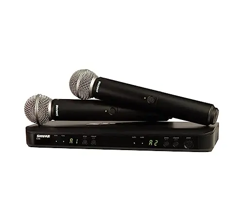 Shure BLX288/SM58 wireless microphone system with dual handheld mics
