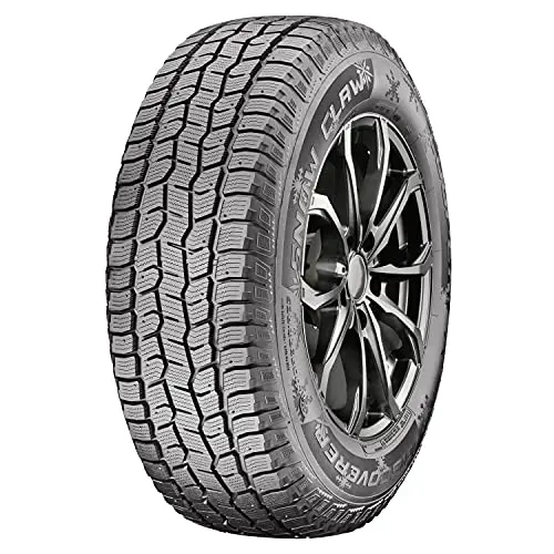 Cooper Discoverer Snow Claw winter tire showing aggressive tread pattern