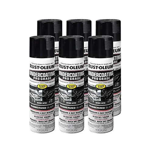 Rust-Oleum professional grade rubberized undercoating 6-pack for trucks