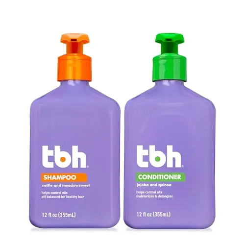 TBH Teen and Kids Shampoo and Conditioner Set for oily hair control