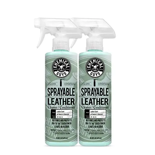 Chemical Guys sprayable leather cleaner bottle