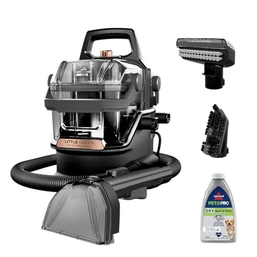 BISSELL Little Green HydroSteam portable carpet and upholstery cleaner