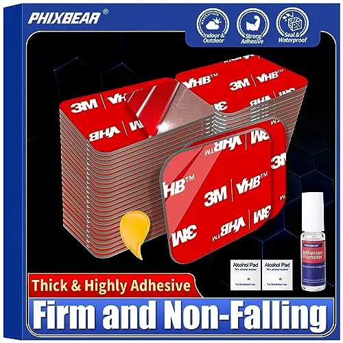 PHIXBEAR double sided sticky pads for car mounting