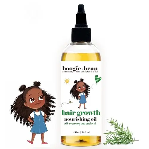 Boogie and Bean Natural Hair Growth Oil for kids and infants