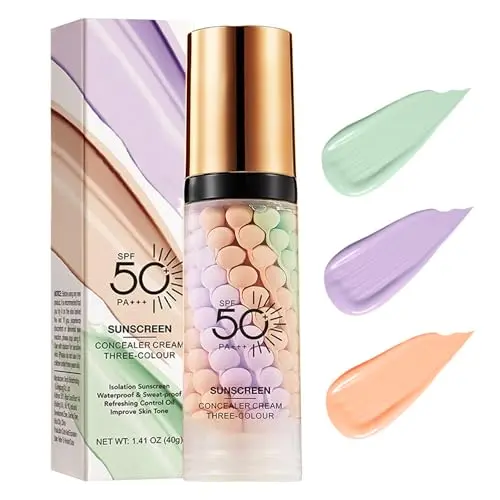 3 In 1 Primer for Face with color-correcting swirls and SPF 50