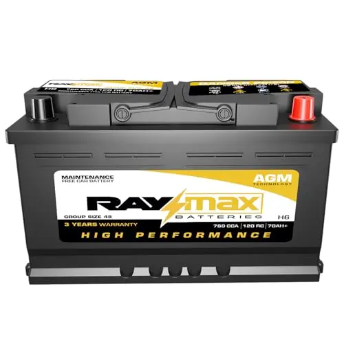 Raymax Group 48 AGM battery for cold climate starting