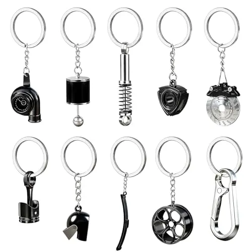 SIOUENSEN 10 pieces car keychain set product image